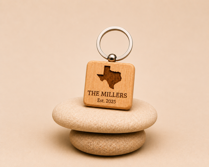 Personalized Wedding Keychain