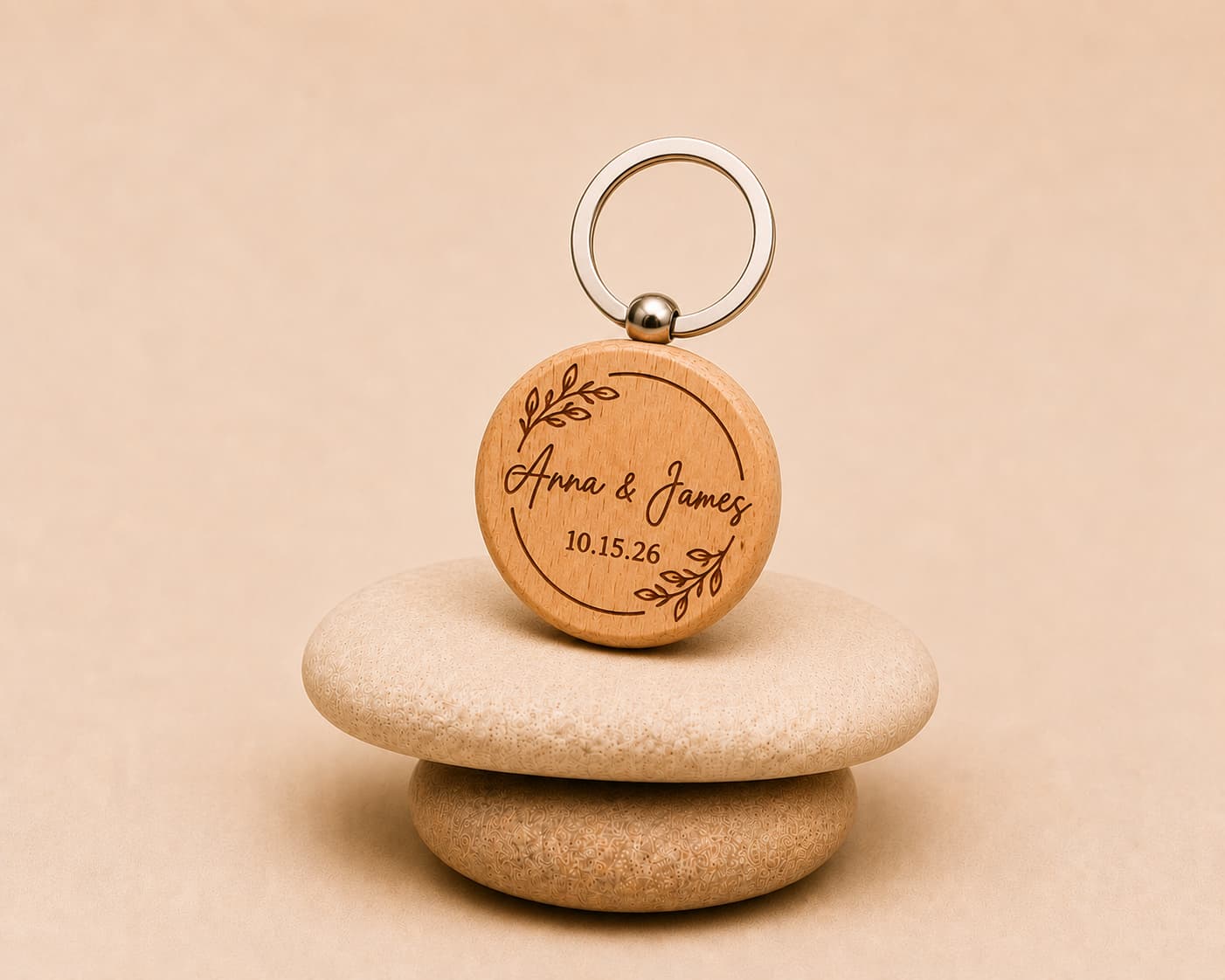 Personalized Wedding Keychain