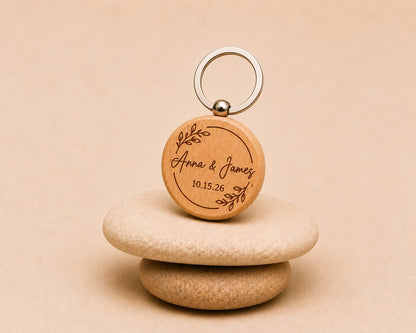 Personalized Wedding Keychain