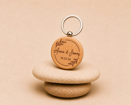 Personalized Wedding Keychain